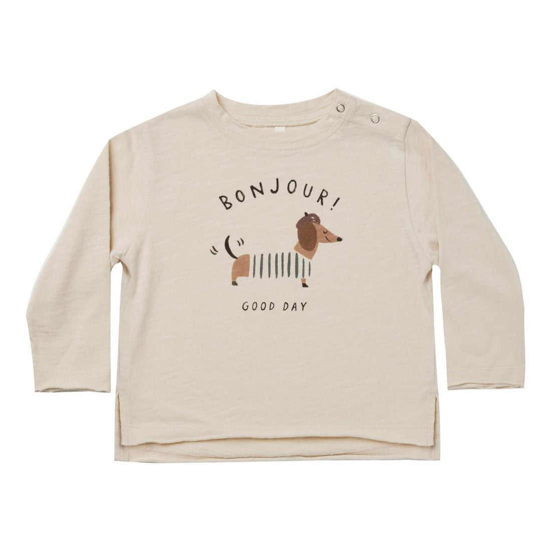 Rylee and Cru Raw Edge Long Sleeve Tee || Bonjour