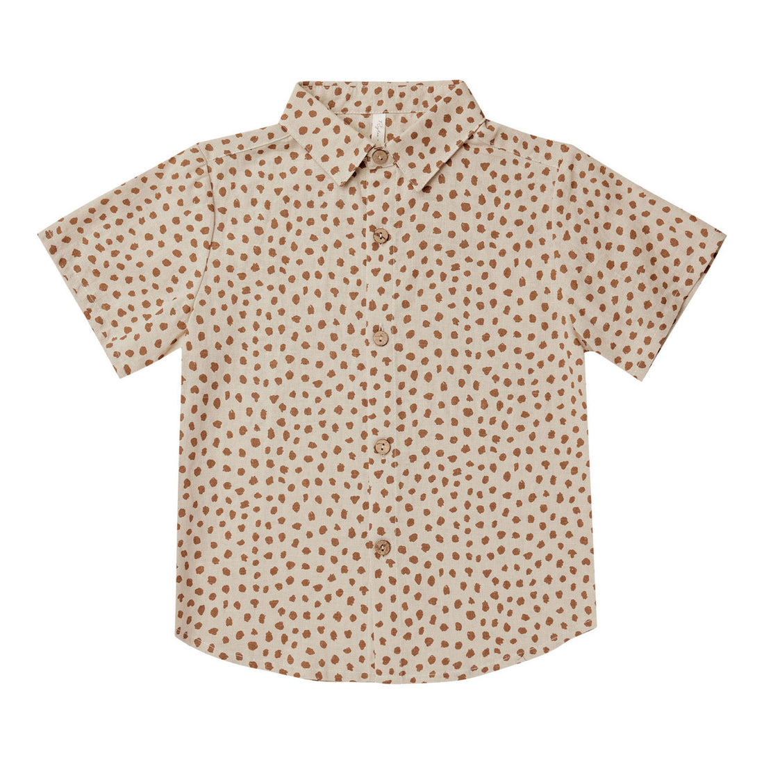 Rylee and Cru Spots Collared Short Sleeve Shirt