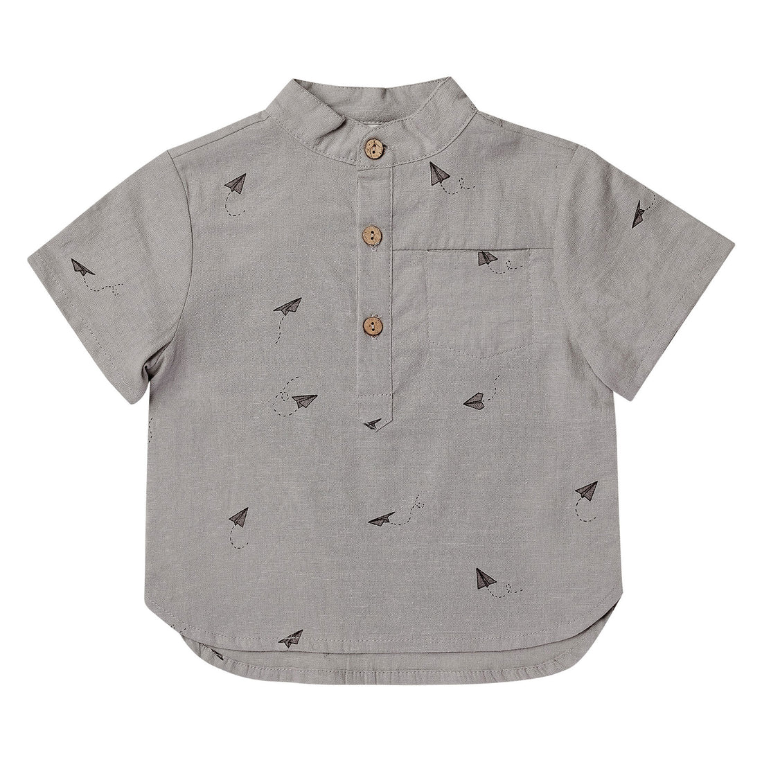 Rylee and Cru Short Sleeve Mason Shirt || Paper Planes