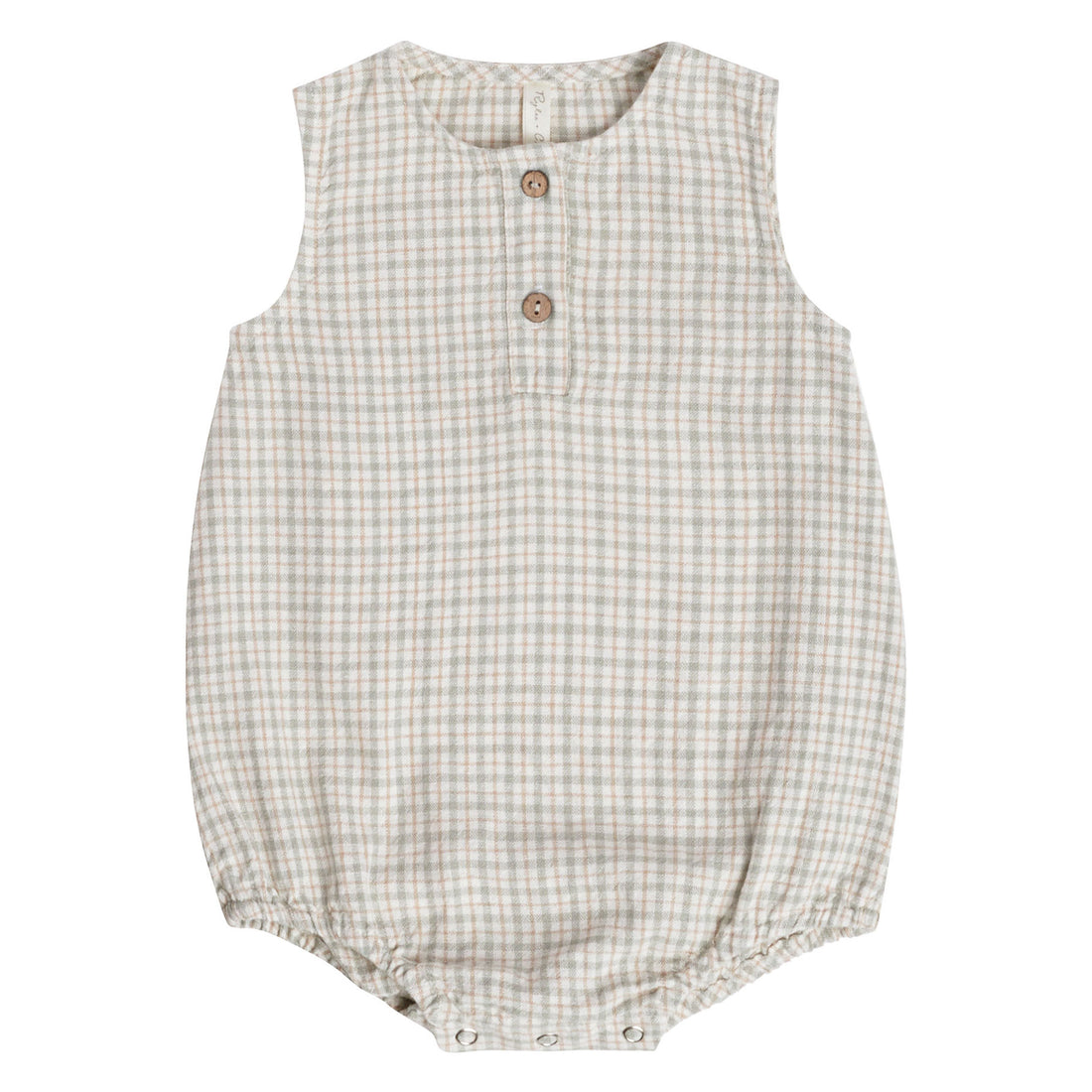 Rylee and Cru Beau Romper || Laurel Plaid