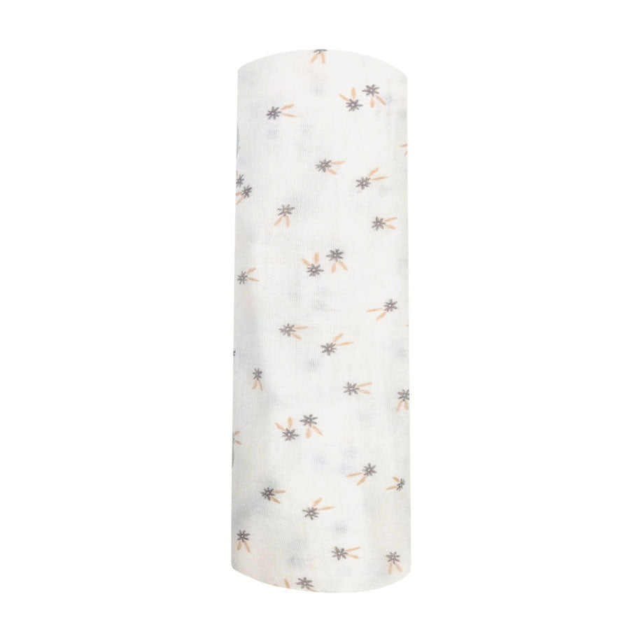 Rylee and Cru  Blue Daisy Swaddle