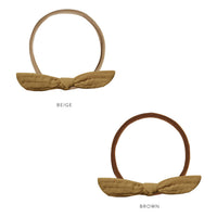 Rylee and Cru  Ochre Little Knot Headband