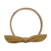 Rylee and Cru  Ochre Little Knot Headband