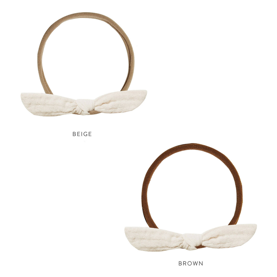 Rylee and Cru  Ivory Little Knot Headband