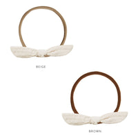 Rylee and Cru  Ivory Little Knot Headband