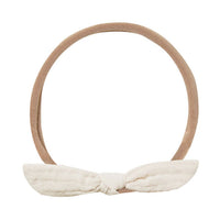 Rylee and Cru  Ivory Little Knot Headband