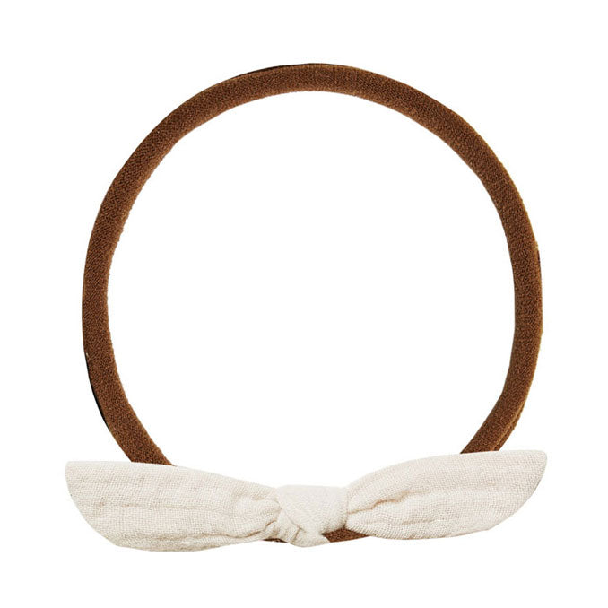 Rylee and Cru  Ivory Little Knot Headband