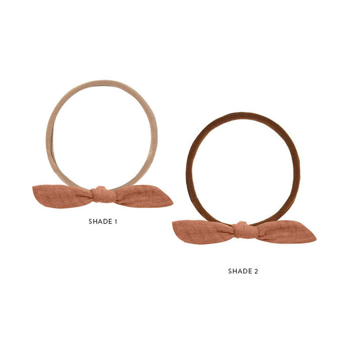 Rylee and Cru Little Knot Headband | Terracotta