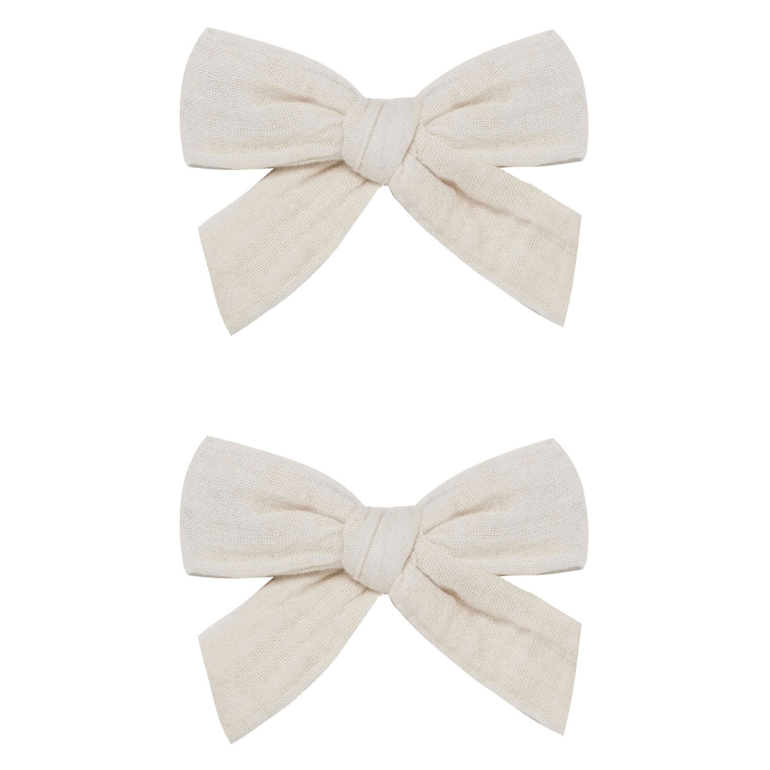 Rylee and Cru Bow W. Clip Set || Ivory
