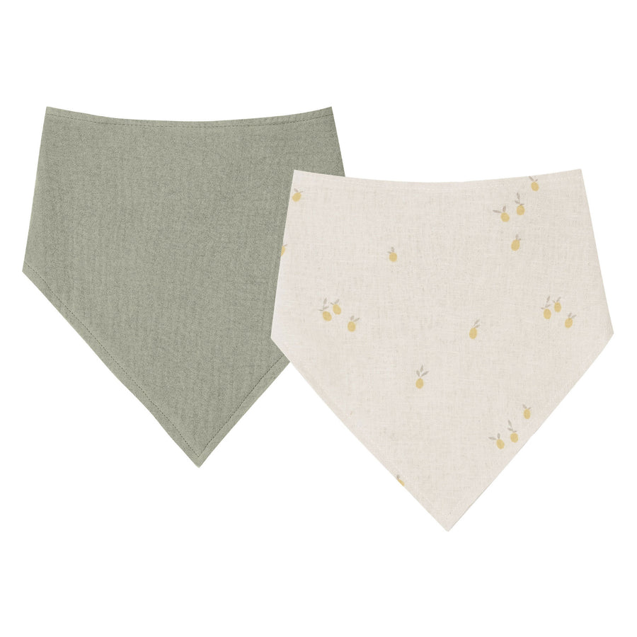 Rylee and Cru Scarf Bib Set || Lemons, Laurel