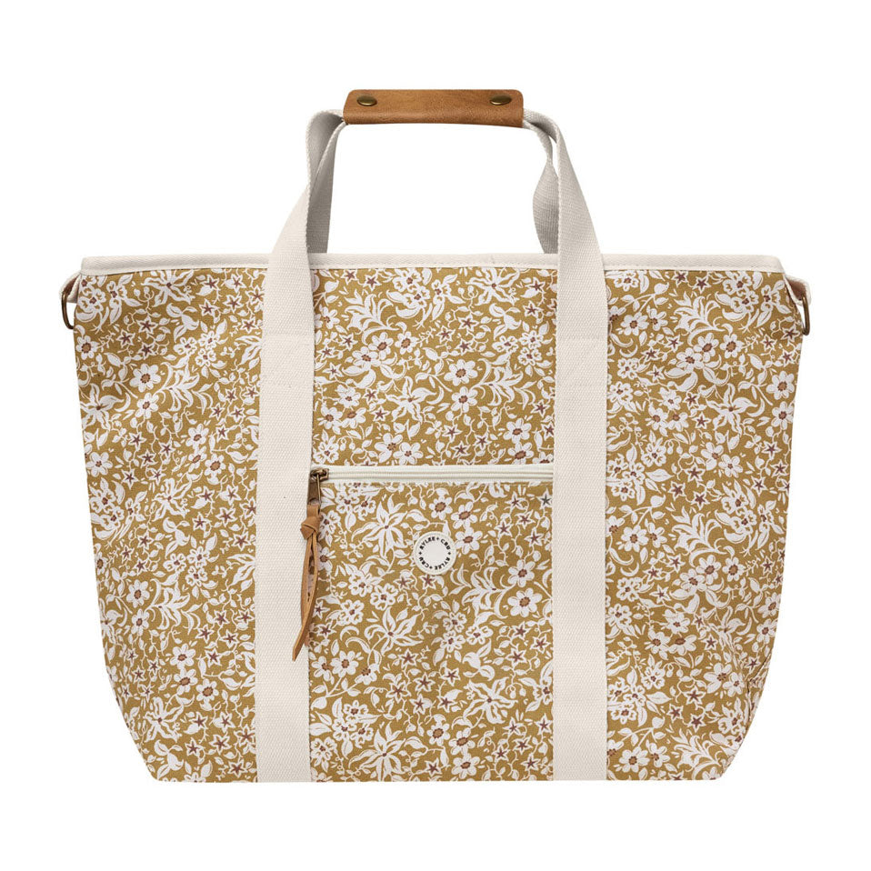 Rylee and Cru  Golden Ditsy Cooler Tote