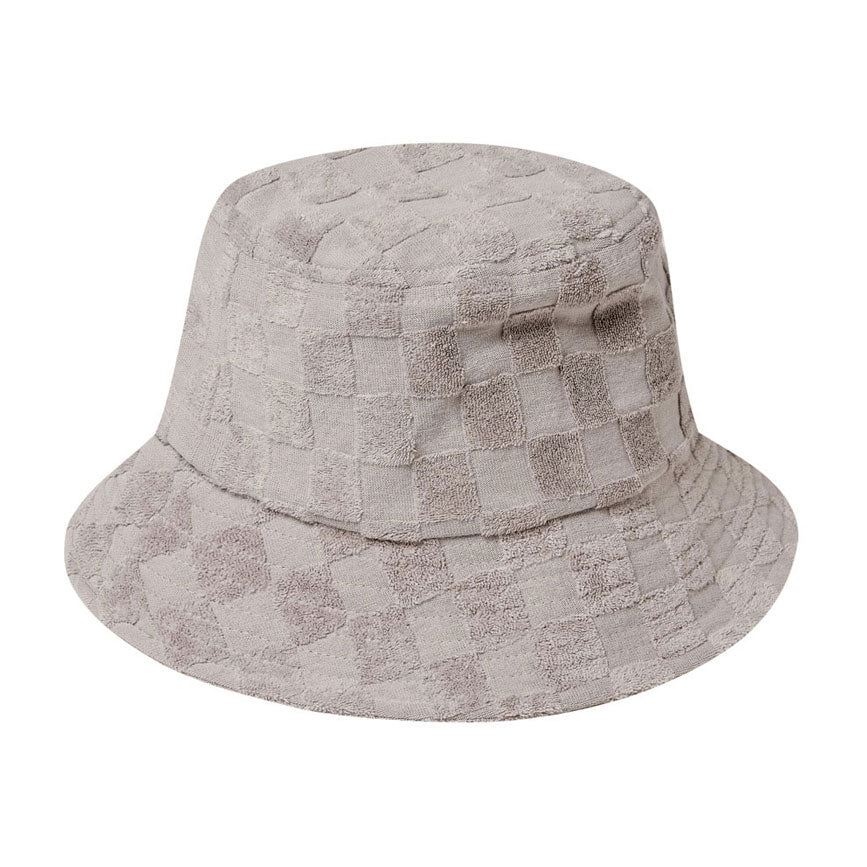Rylee and Cru Cloud Check Terry Bucket Hat