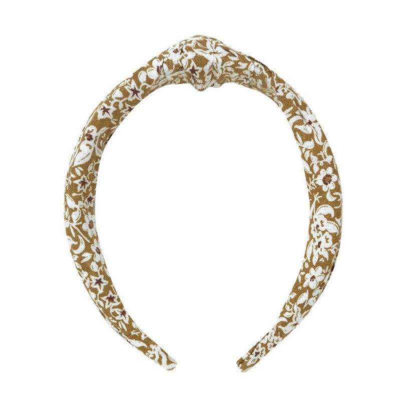 Rylee and Cru  Golden Ditsy Knotted Headband
