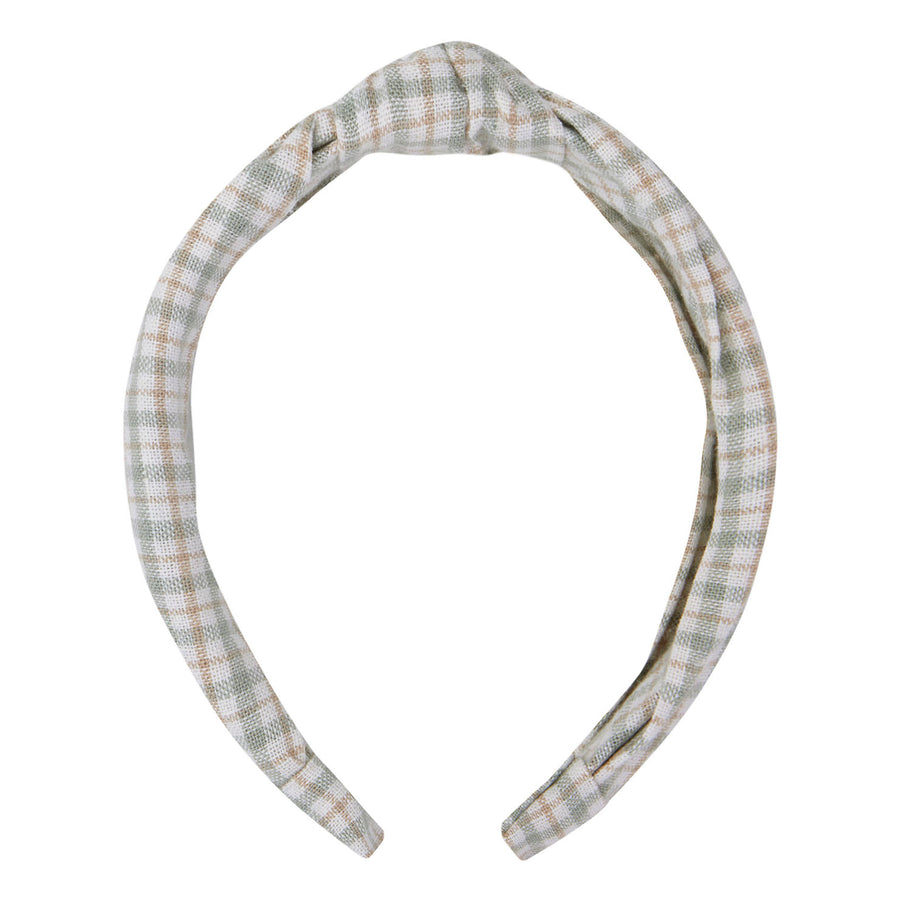 Rylee and Cru Knotted Headband || Laurel Plaid