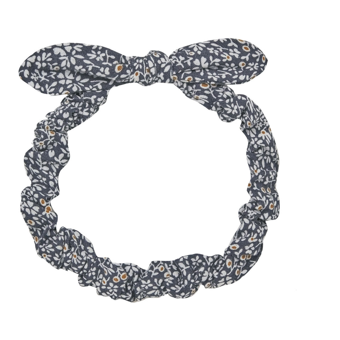 Rylee and Cru Baby Bow Headband || Blue Floral