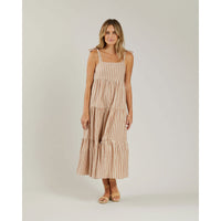 Rylee and Cru Womens Harbor Dress || Stone Stripe