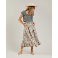 Rylee and Cru Womens Oceanside Skirt || Vintage Floral