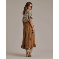 Rylee and Cru Oceanside Skirt | Chartreuse