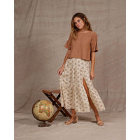Rylee and Cru Tiered Midi Skirt | Vintage Floral