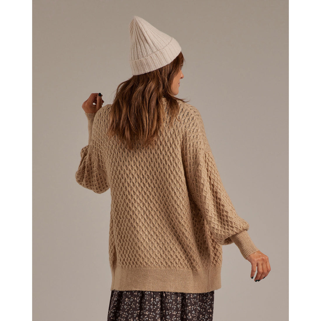 Rylee and Cru Women Gretel Cardigan | Putty