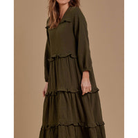 Rylee and Cru  Mabel Womens Dress|Army