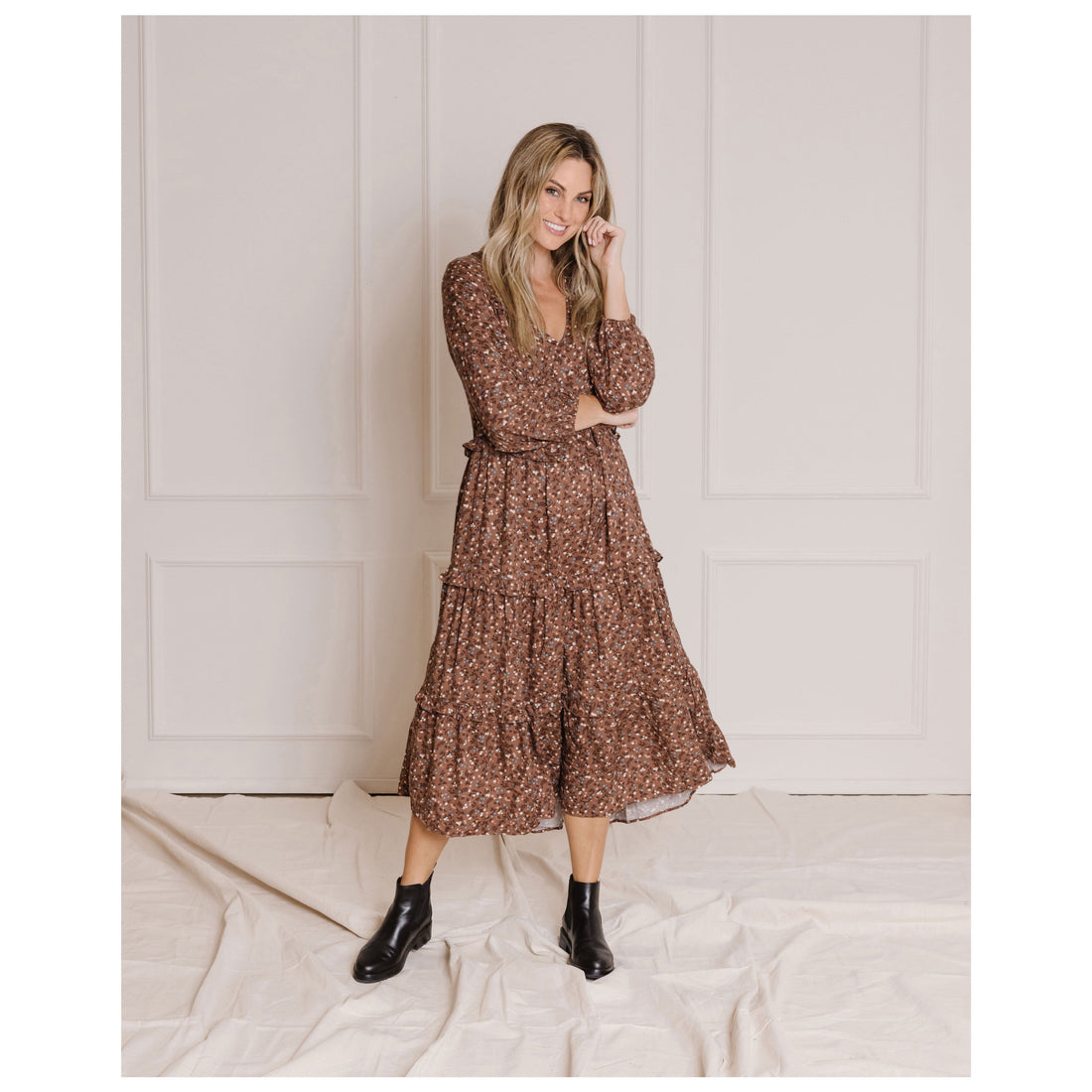 Rylee and Cru Wine Winter Garden Mabel Womens Dress