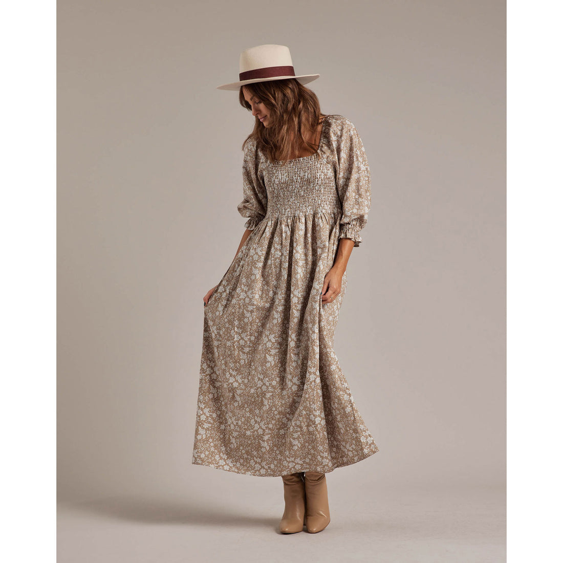 Rylee and Cru  Adelaide Womens Dress|Soft Floral