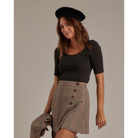 Rylee and Cru Womens Beret | Black