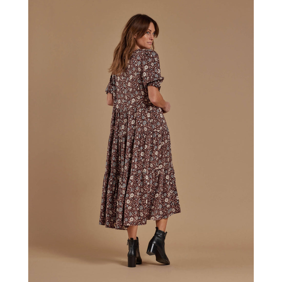 Rylee and Cru Birdie Womens Dress|Holiday Bloom