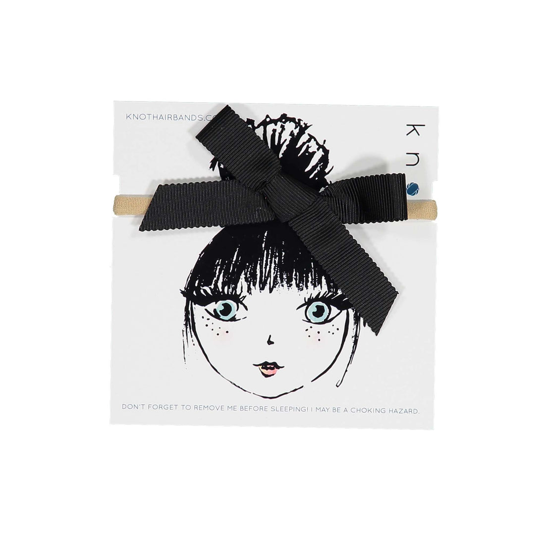 Knot Hairbands Ribbon Bow Band // Black