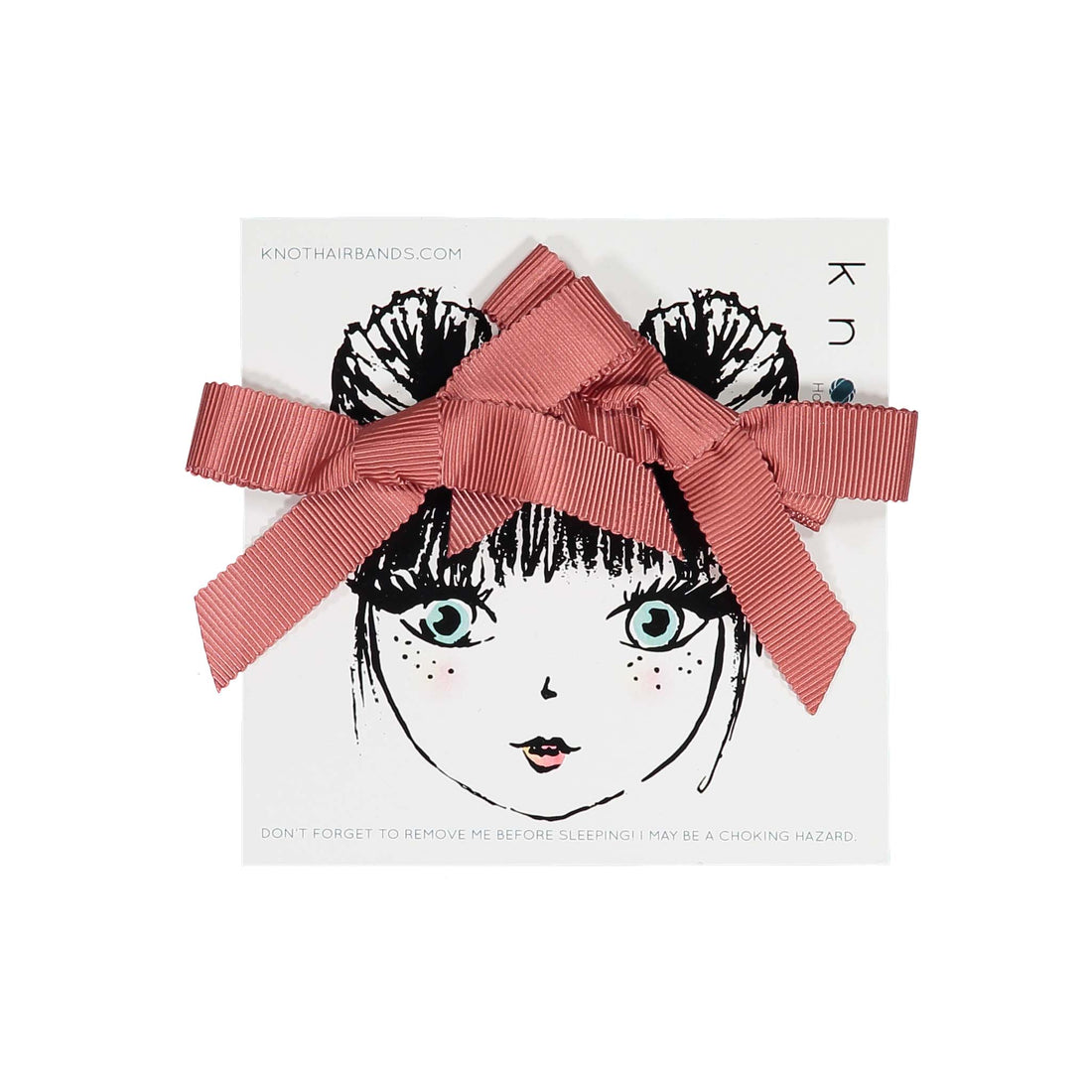 Knot Hairbands Ribbon Mini Bow Set // Sunset