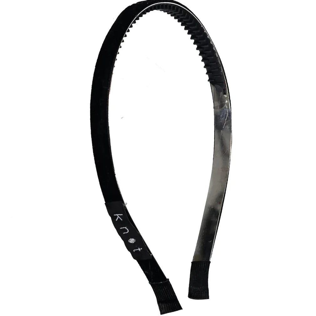 Knot Hairbands Velvet Ribbon Headband // Black