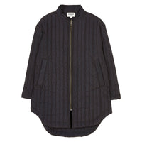 Finger in the Nose Rina Winter Black Quilted Oversized Jacket