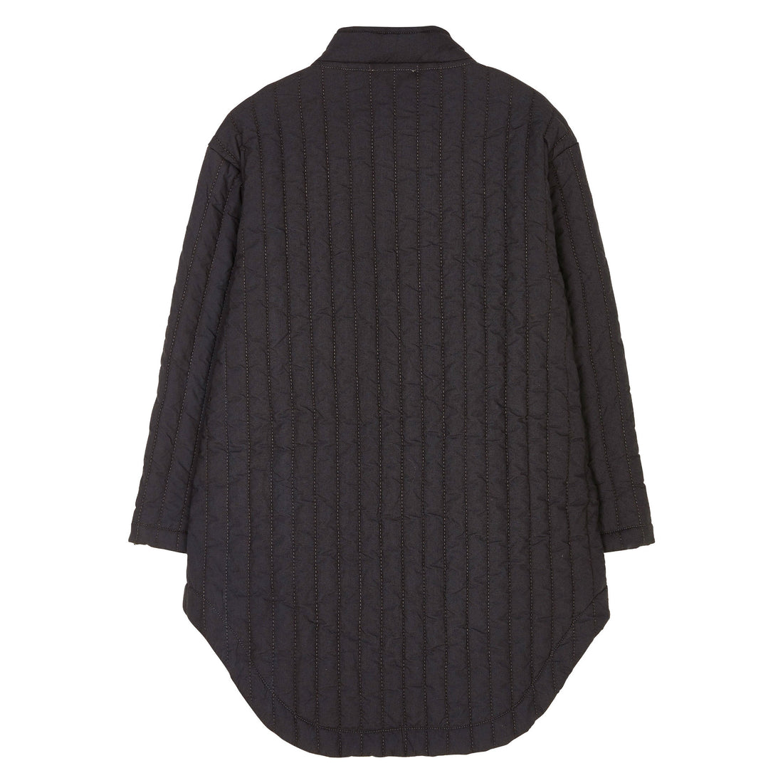 Finger in the Nose Rina Winter Black Quilted Oversized Jacket