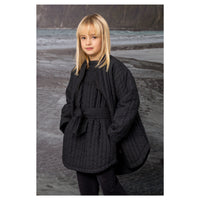 Finger in the Nose Rina Winter Black Quilted Oversized Jacket
