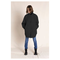 Finger in the Nose Rina Winter Black Quilted Oversized Jacket