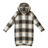 Little Hedonist Flanel Jacquard Hooded Rudi Sweatdress