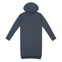 Little Hedonist Midnight Navy Melee Hooded Rudi Sweatdress