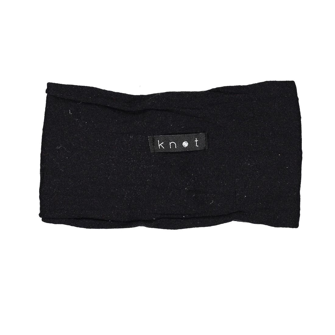 Knot Hairbands Black Ruffle Headwrap