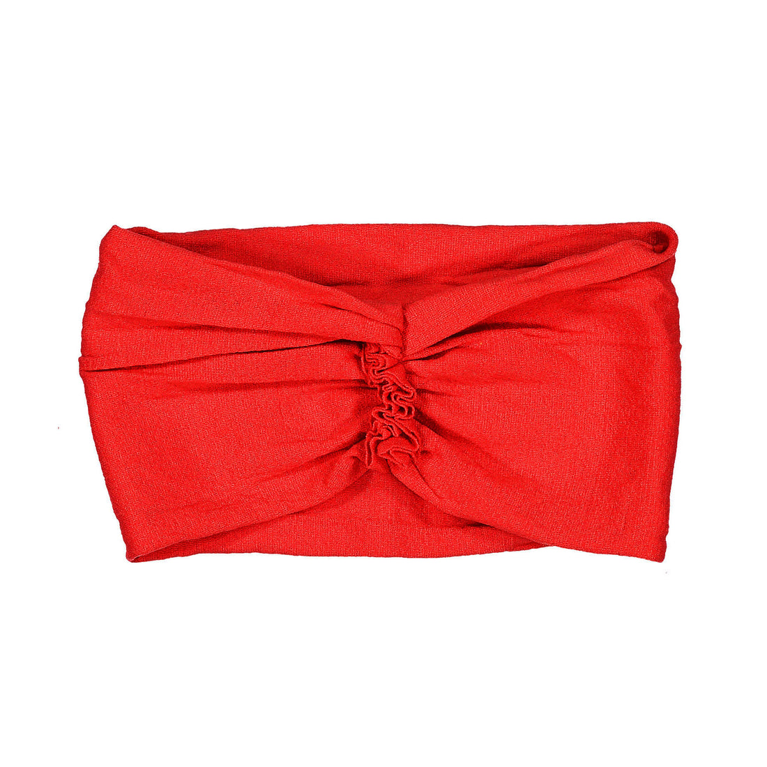 Knot Hairbands Red Ruffle Headwrap