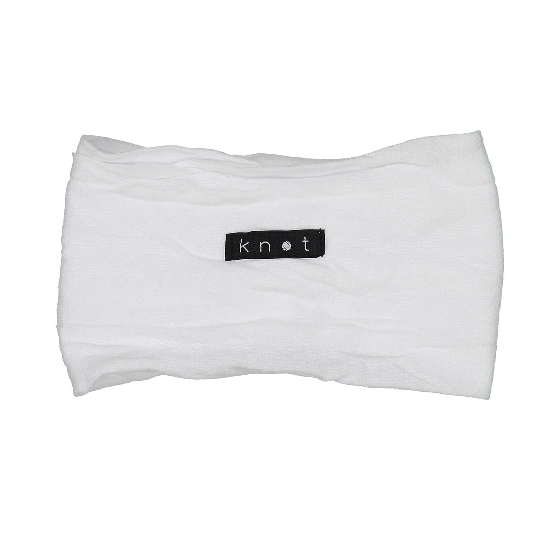 Knot Hairbands White Ruffle Headwrap