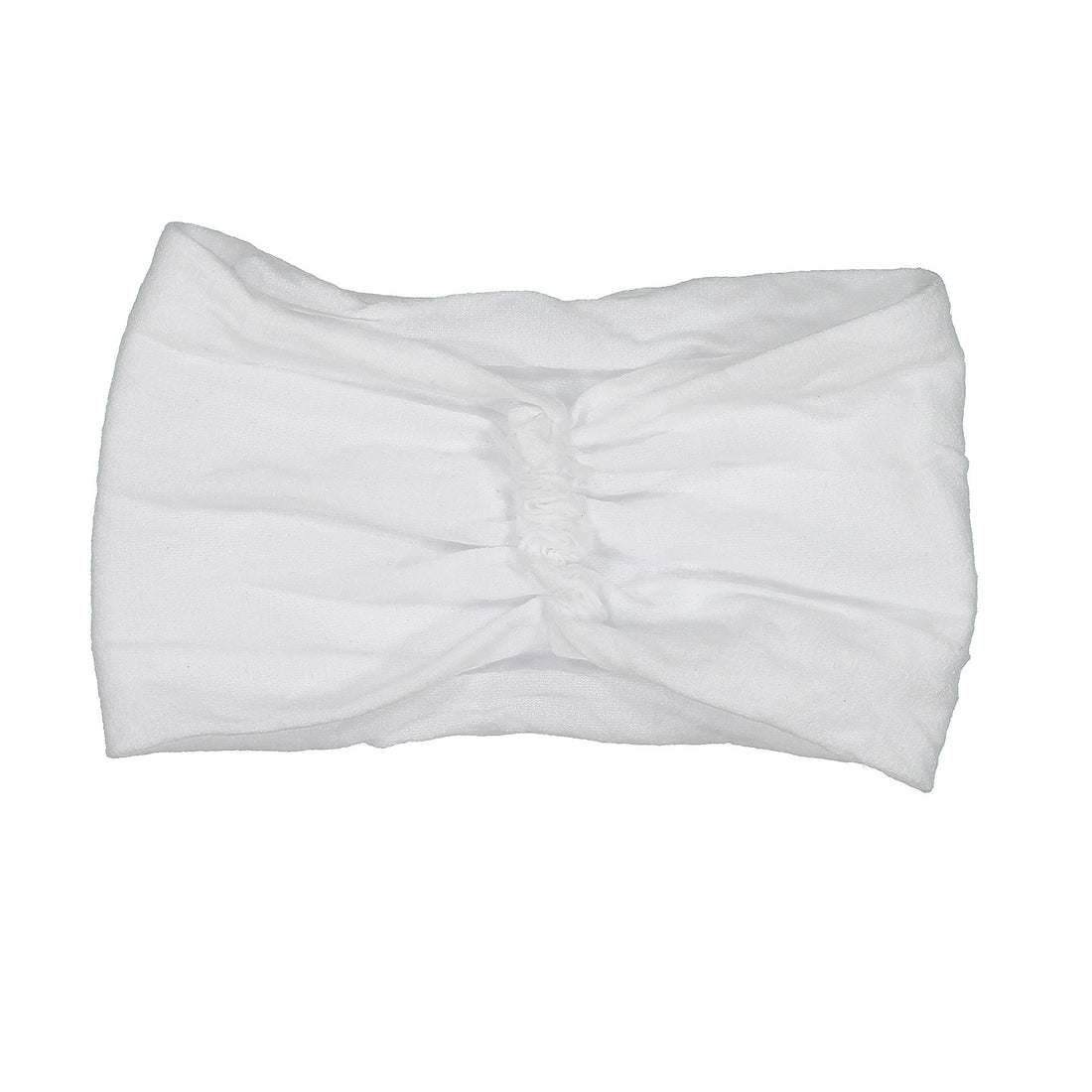 Knot Hairbands White Ruffle Headwrap
