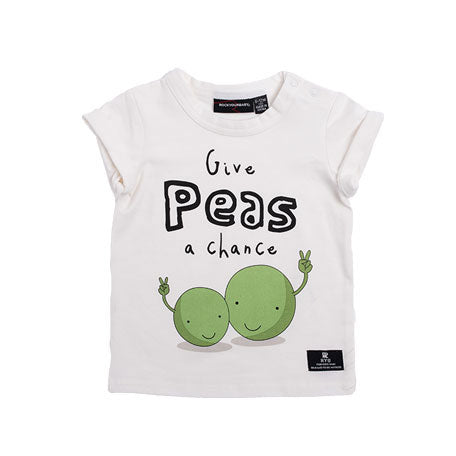 Rock Your Baby  Give Peas a Chance Baby Tee
