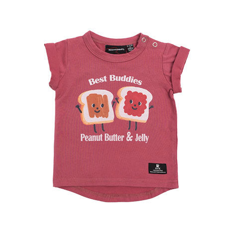 Rock Your Baby  Peanut Butter and Jelly Baby Tee