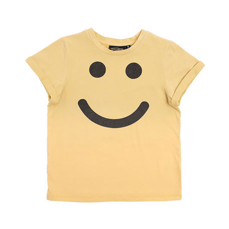 Rock Your Baby  Pale Mustard Dip Dye Tee