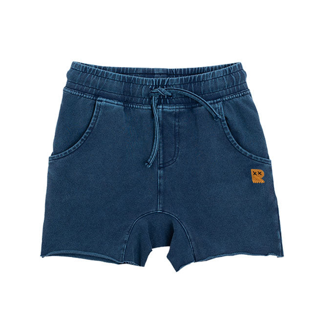Rock Your Baby  Denim Blue Smash Shorts