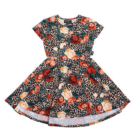 Rock Your Baby  Rose Leopard Waisted Dress