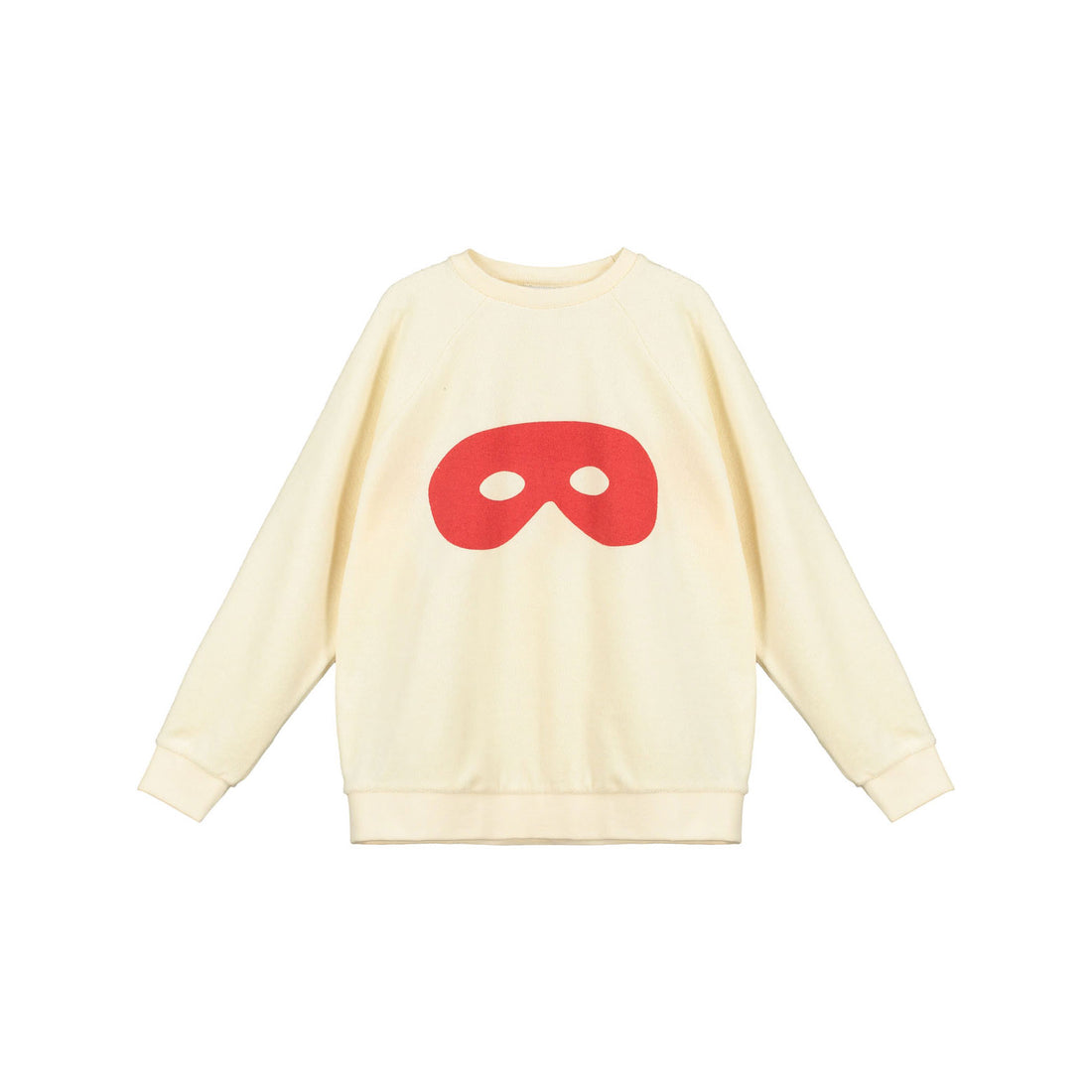 Beau Loves Buttercream Velour Mask Raglan Sweater