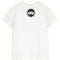 Beau Loves White All you Need Rib Collar Tee