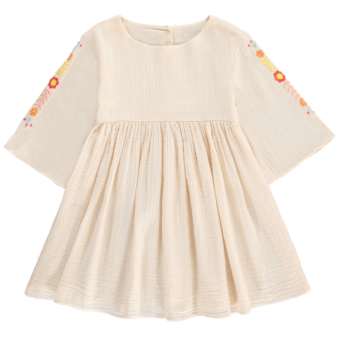 Hundred Pieces Vanilla Bohemian Flower Dress
